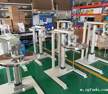 55加仑气动搅拌器气动升降柱