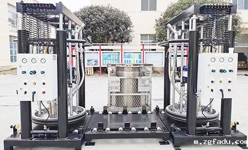 客户多次采购1000L四立柱打胶升降机