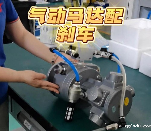 气动马达配刹车视频