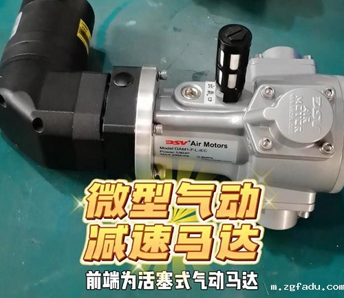 微型气动减速马达