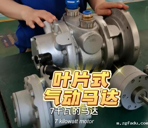 叶片式气动马达视频