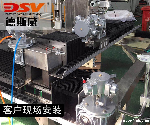 气动马达配涡轮蜗杆减速机