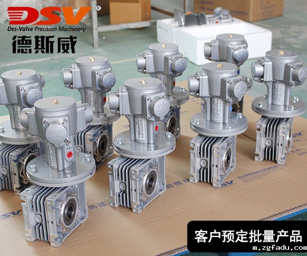 气动马达配涡轮蜗杆减速机