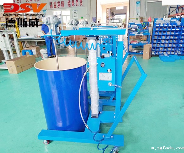 200L（55加仑）桶移动式气动升降搅拌机