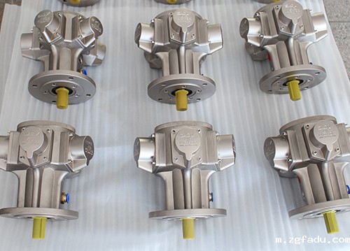 DAM7-IEC活塞式气动马达（圆法兰镀镍款）