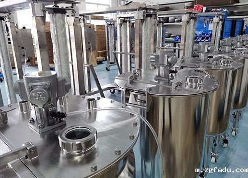 200-250L桶单气缸气动升降搅拌机