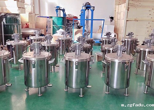 300L不锈钢气动搅拌桶