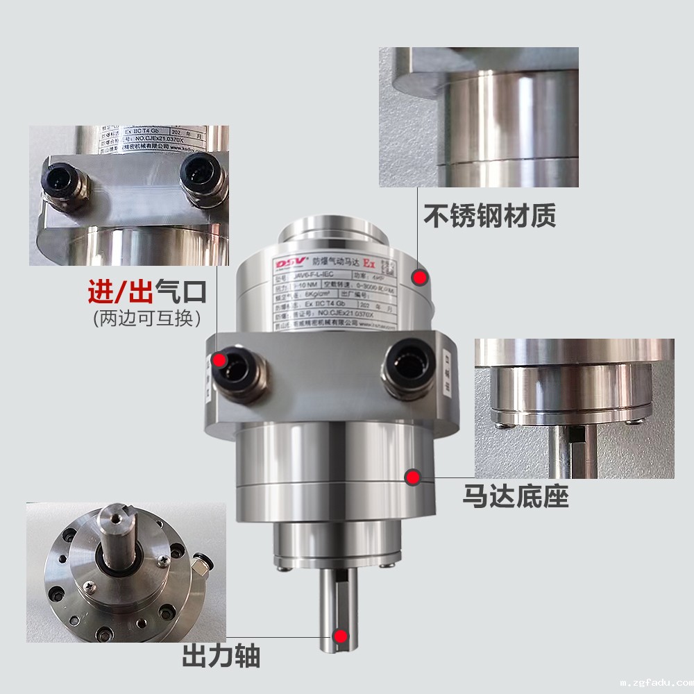 不锈钢气动马达