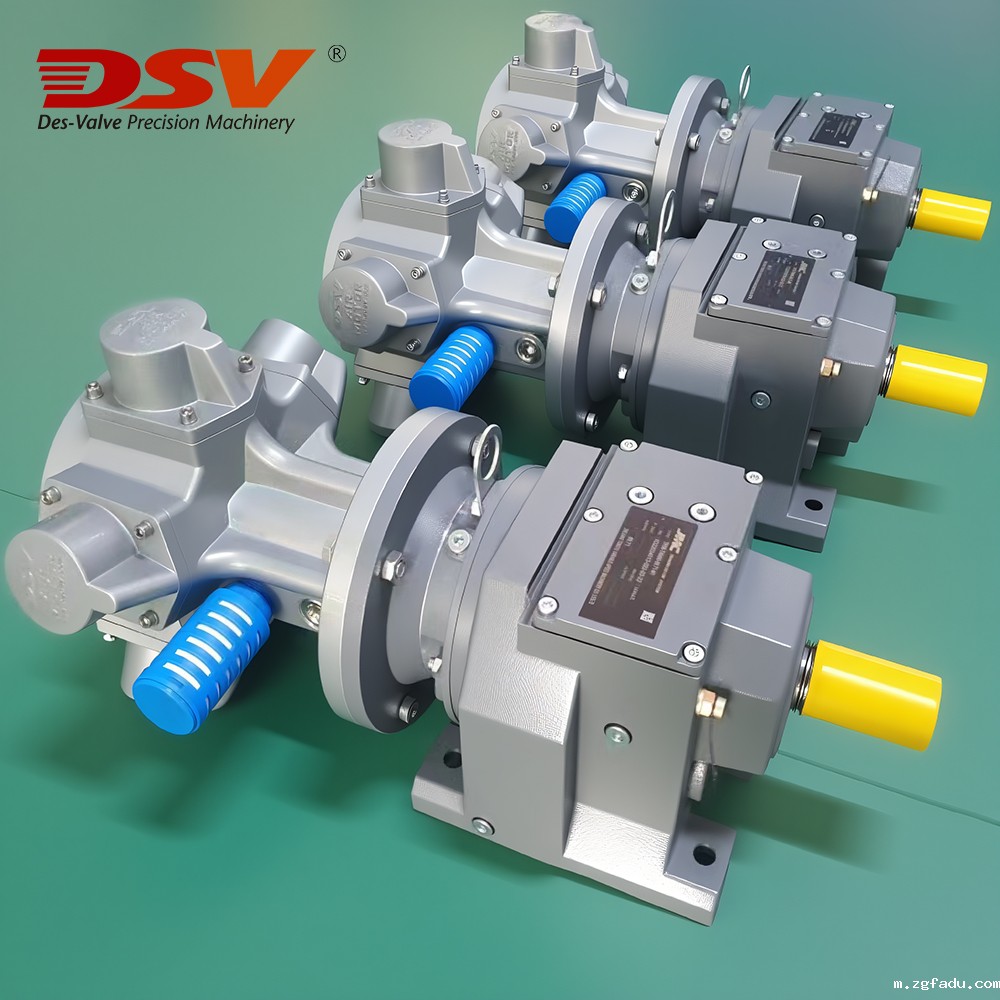 活塞式气动马达配斜齿轮减速机