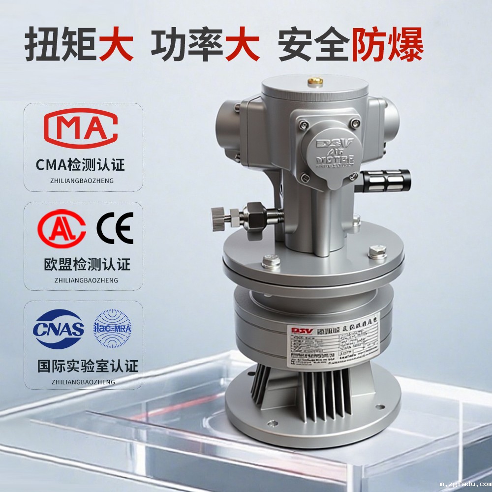 活塞式气动马达配行星减速机