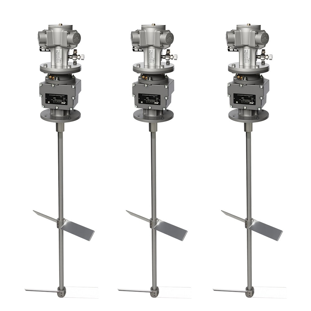 TRF斜齿轮气动立式减速搅拌器