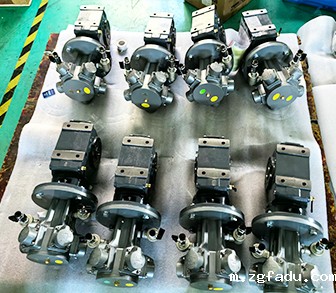 活塞式气动马达生产车间一角